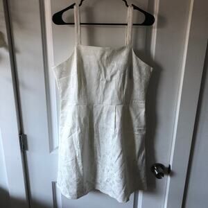 Royal Monk Women's Dress White Rose Strap Dress size L New with tags $78